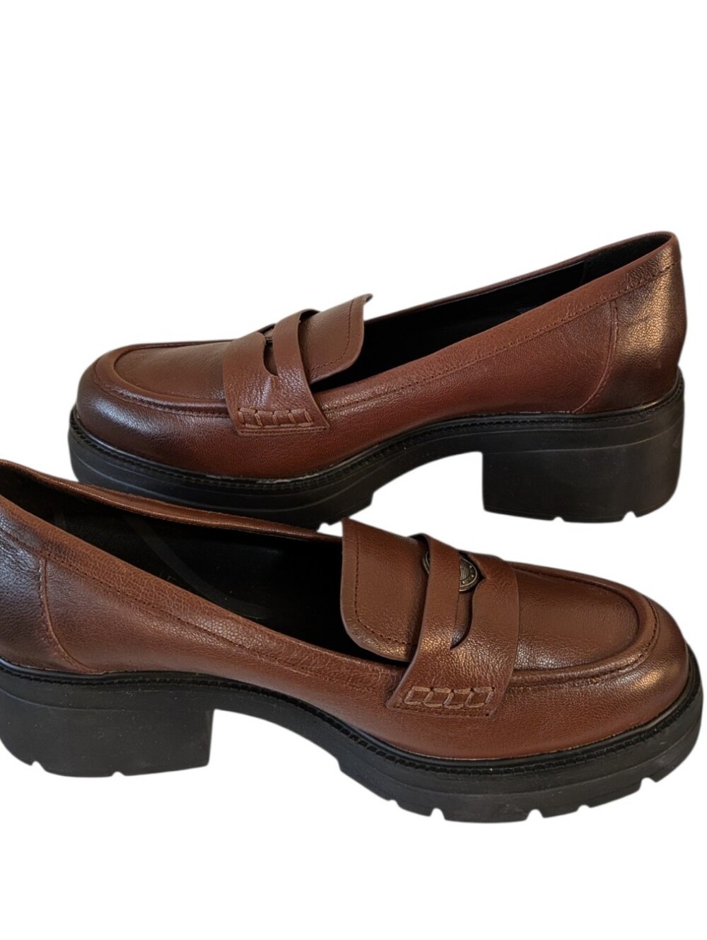 Naturalizer Lumos Platform Loafer.In Chocolate....Size 8